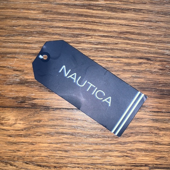 Nautica boys size 6 casual white & black leather sneaker. New, stylish 👟! - Picture 8 of 8